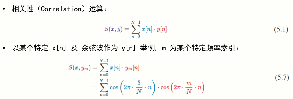 图2 相关性运算（余弦波举例）