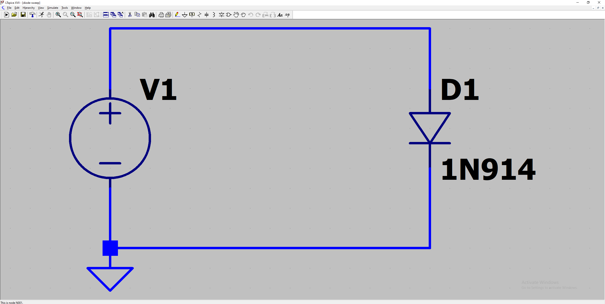 图2 构建二极管 Forward 电路