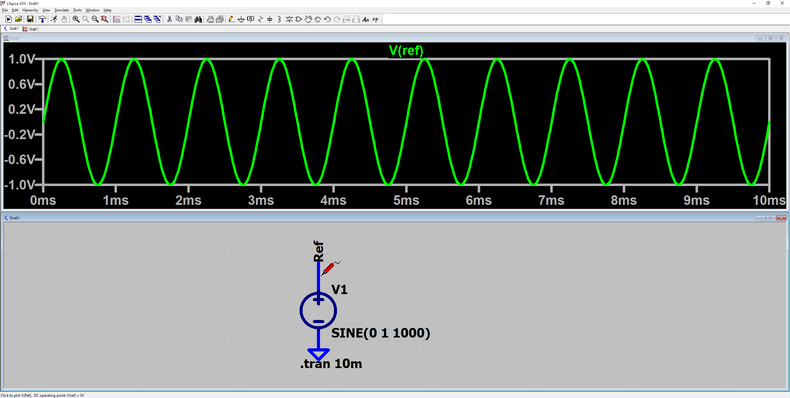 图2 电路瞬态分析
