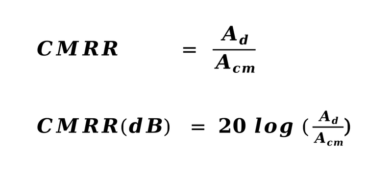 图10 CMRR 计算公式
