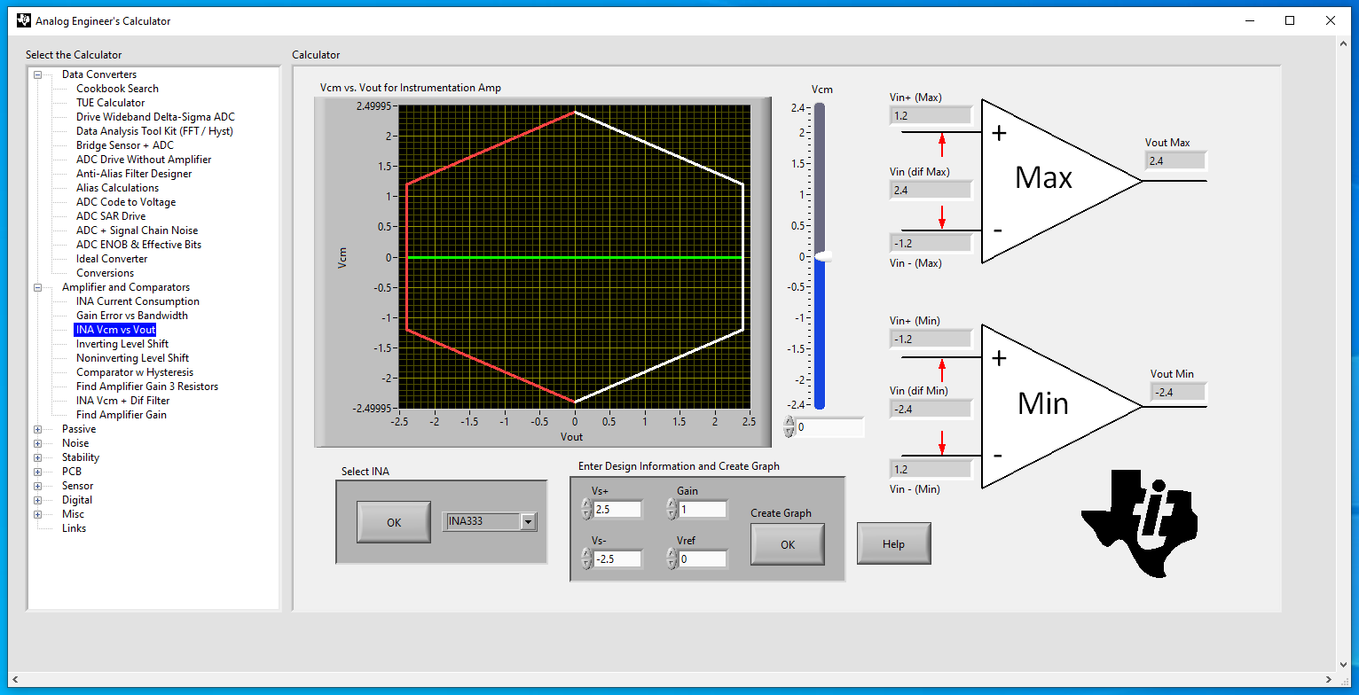 图8 Analog engineer's calculator 界面
