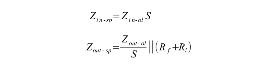 图11 SP 负反馈配置阻抗影响