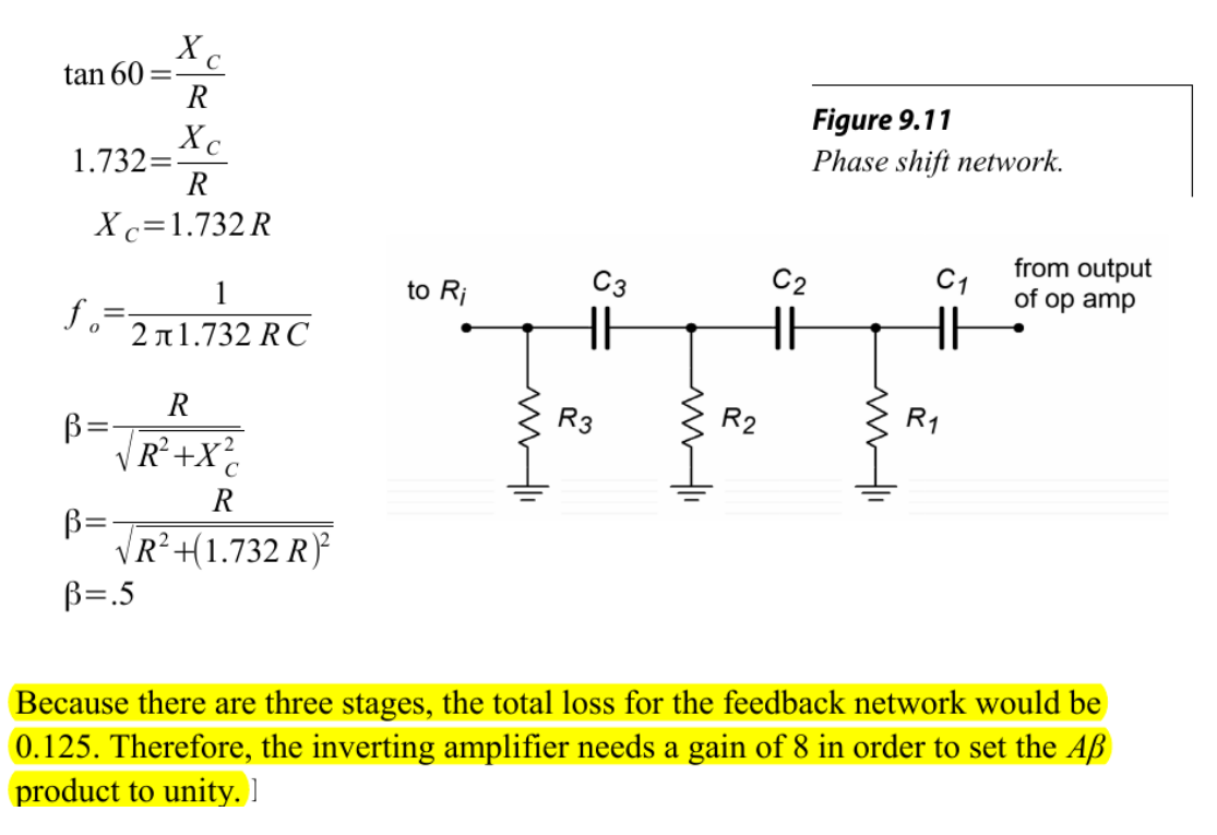 图2 三阶 RC Ladder Network 
